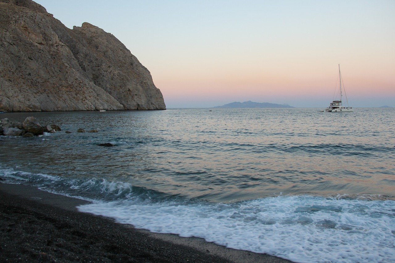 Perissa onde se hospedar em Santorini